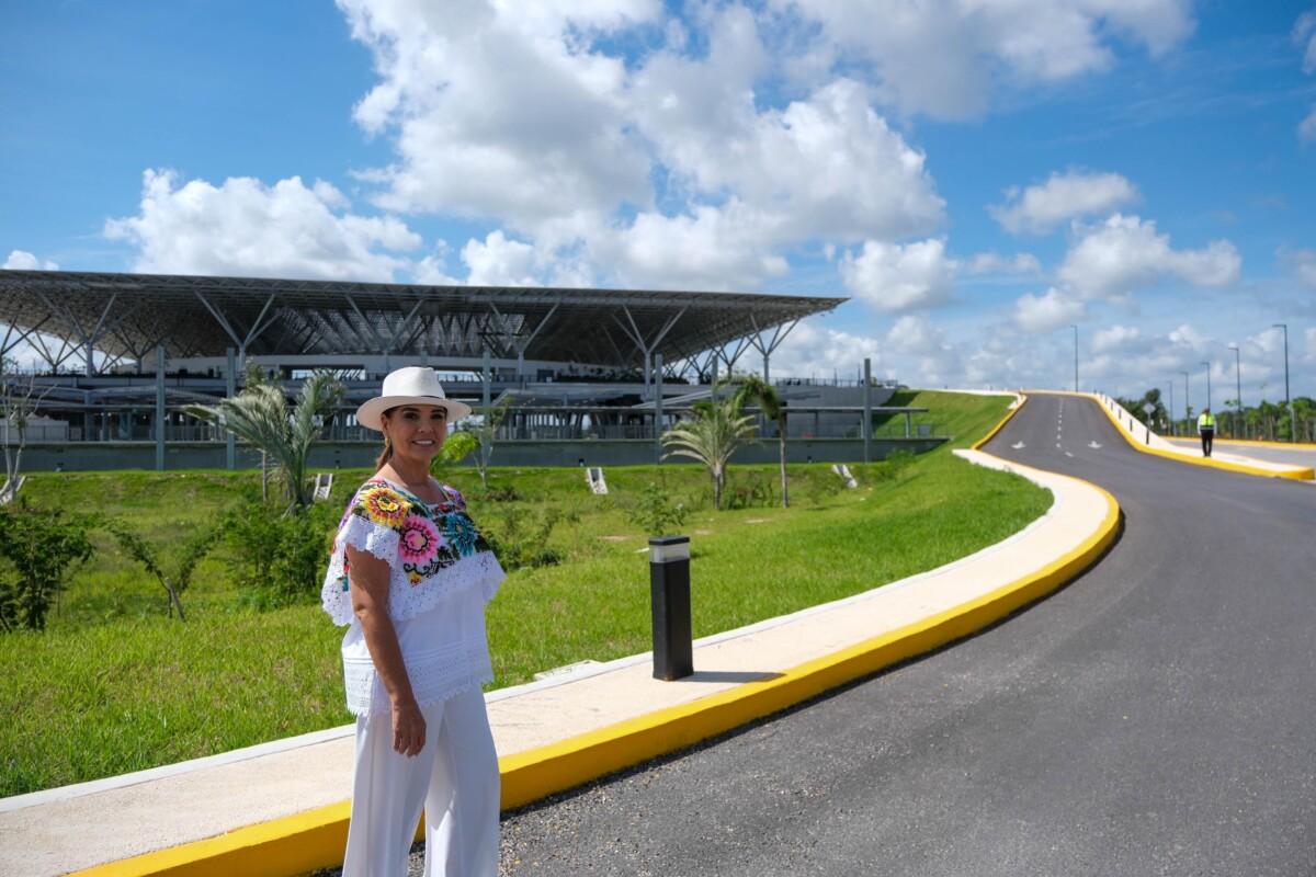Con 92% de avance, las vialidades ya son totalmente transitables para acceder directamente a la estación del tren de la justicia social.
