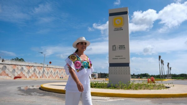 Supervisa Mara Lezama avance del entronque de la estación del Tren Maya con la carretera federal 180-D