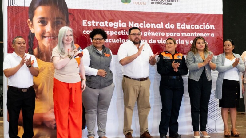 Implementan programa preventivo para mantener escuelas libres de violencia y acoso en Tulum