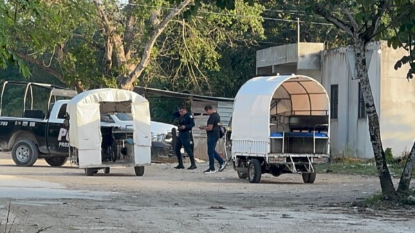 Ejecutan a dos mototaxistas en la colonia Santa Cecilia en Cancún; un menor resultó herido (VIDEO)