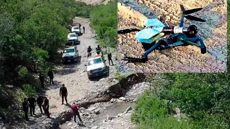 Guardia Estatal de Tamaulipas es atacada con drones explosivos en Tamaulipas