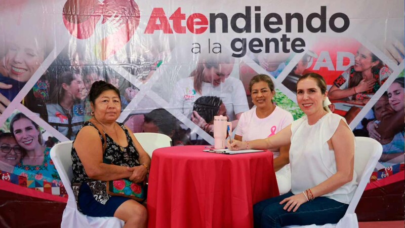 Atenea Gómez fortalece cercanía con las familias de Isla Mujeres con el programa ‘ATEndiendo a la Gente’
