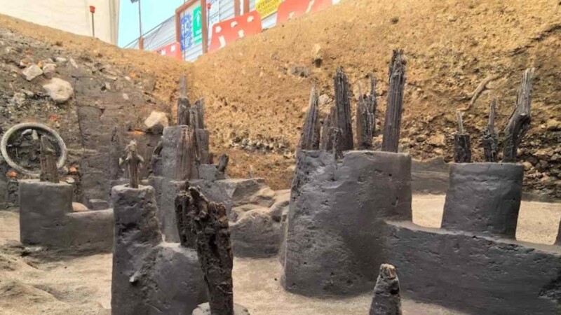 Hallan restos de un muelle y un canal navegable de época prehispánica en la CDMX