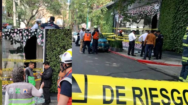 Muere una persona en explosión de local comercial en CDMX