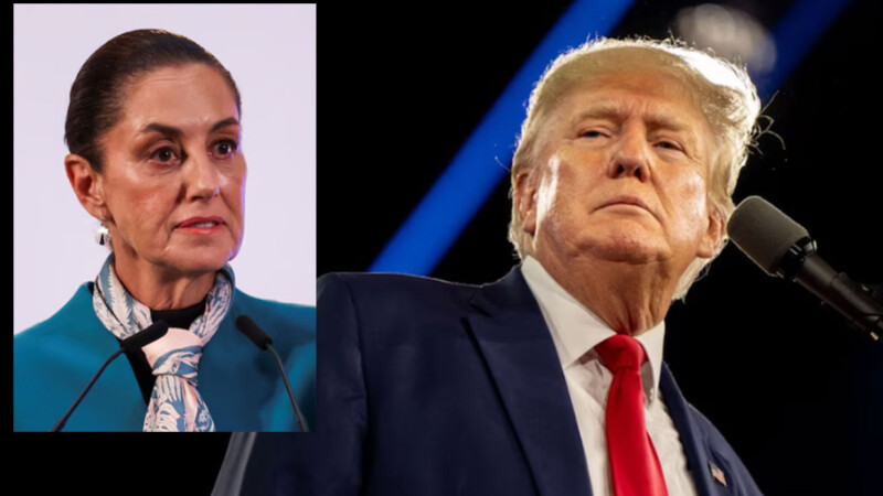 Claudia Sheinbaum felicita a Donald Trump por su victoria electoral en EE. UU.