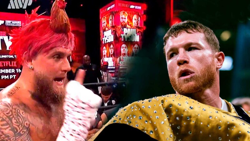 Con insultos, Jake Paul reta a Saúl "Canelo" Álvarez
