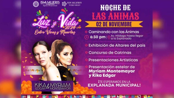 Gobierno de Isla Mujeres invita al gran cierre del Festival Luz y Vida ‘Entre Vivos y Muertos’