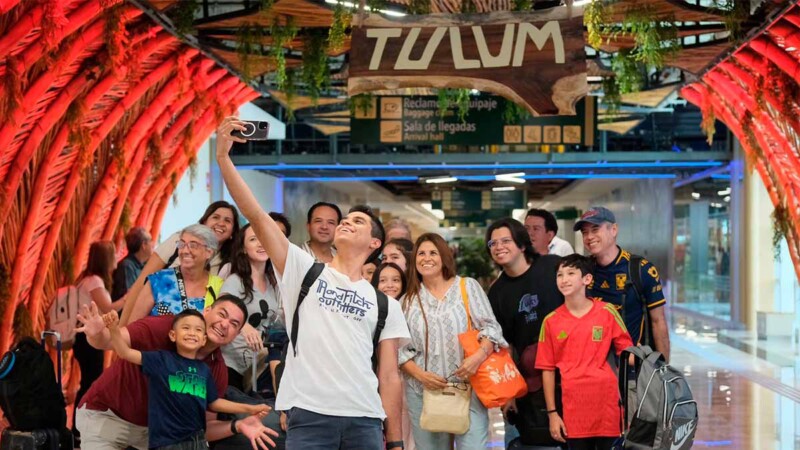 Aeropuerto de Tulum recibe al pasajero Un Millón y supera expectativas; es un día histórico para Quintana Roo: Mara Lezama