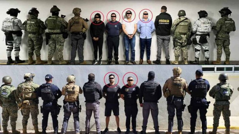 Detienen a 7 funcionarios policiacos vinculados con grupos delictivos en Edomex