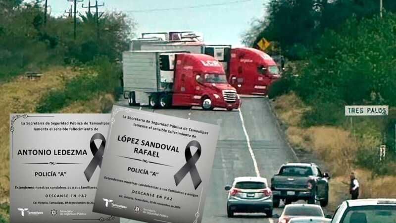 Mueren dos policías durante enfrentamiento en Tamaulipas