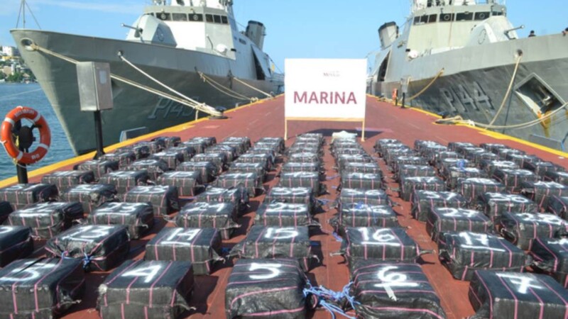 Asegura la Marina 3,600 kilos de cocaína en Guerrero (VIDEO)