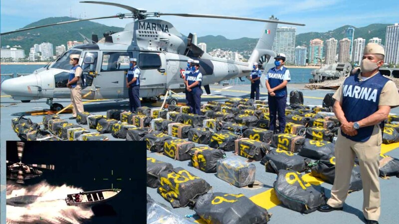 Logra Semar incautar 48 mil kilos de cocaína en lo que va del 2024