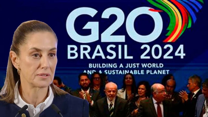 Claudia Sheinbaum dialogará con ocho lideres mundiales en el G20