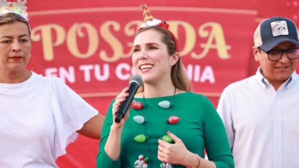 Atenea Gómez Ricalde fortalece vínculos con la comunidad con las Posadas en tu Colonia