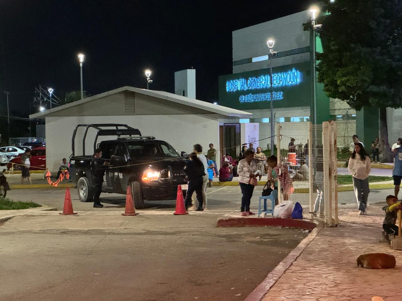 Sujeto atacado con arma blanca está grave en el Hospital General de Cancún; la madrugada de este martes fue trasladado, tras los hechos en la Sm. 208.