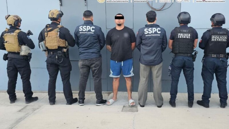 Capturan en Hidalgo a ‘El “Tigre”, jefe de célula de un cártel en Quintana Roo