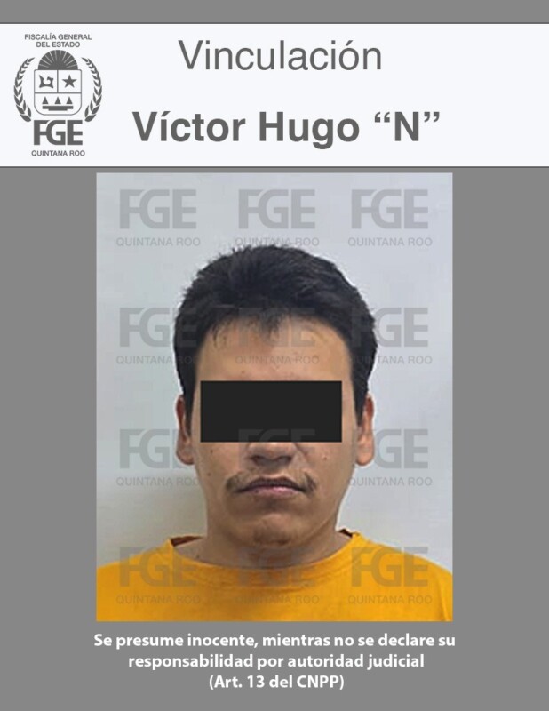 En Cozumel vinculan a proceso a sujeto acusado de feminicidio; se trata de Víctor Hugo “N”, el cuerpo de la víctima fue encontrado el 23 de diciembre.