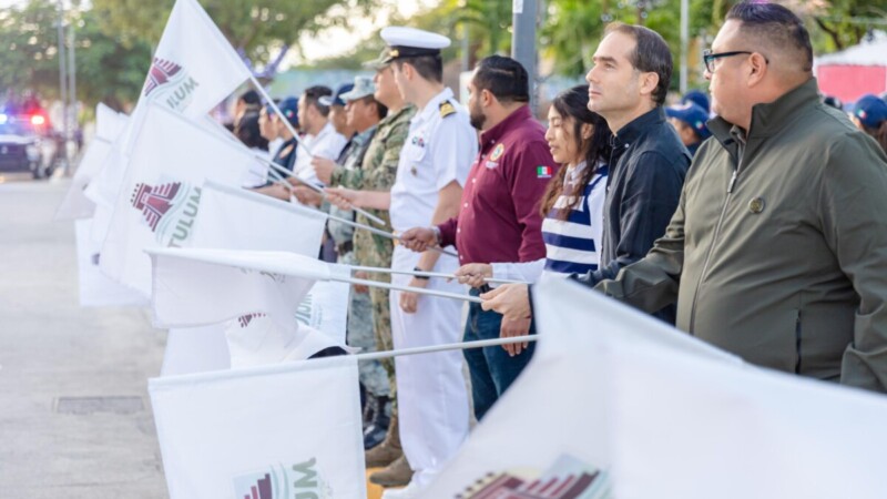 Diego Castañón pone en marcha operativo de seguridad “Guadalupe-Reyes 2024” en Tulum