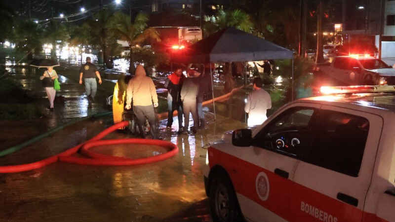 Despliega Gobierno de Benito Juárez brigadas antes fuertes lluvias