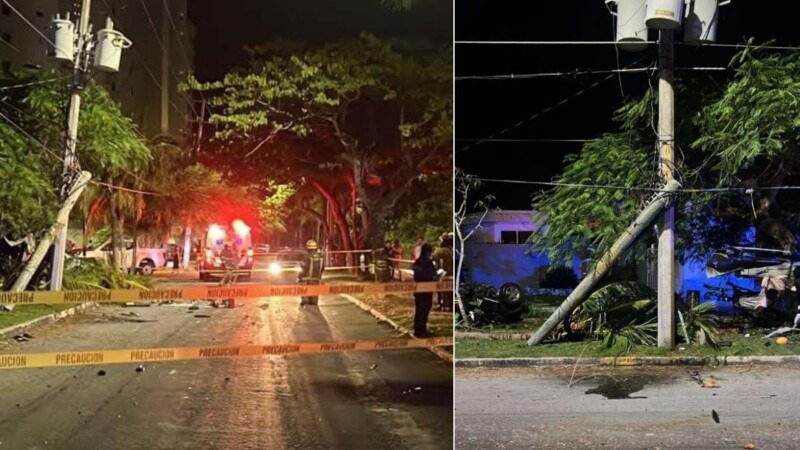 Fallece conductor en un accidente en la Zona Hotelera Norte de Cozumel