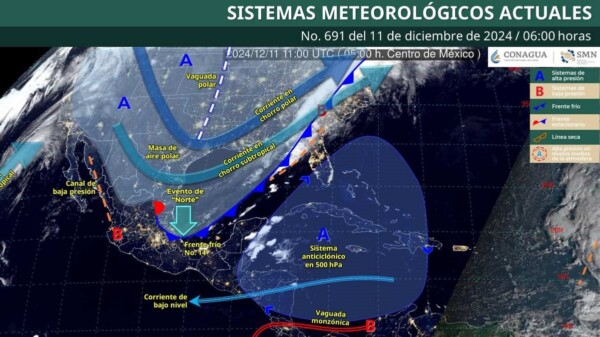Pronóstico del clima en Quintana Roo para hoy miércoles 11 de diciembre 2024