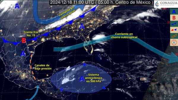 Pronóstico del clima en Quintana Roo para hoy jueves 18 de diciembre 2024