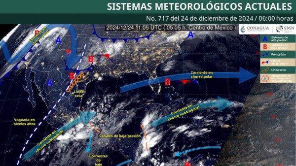 Pronóstico del clima en Quintana Roo para hoy martes 24 de diciembre 2024