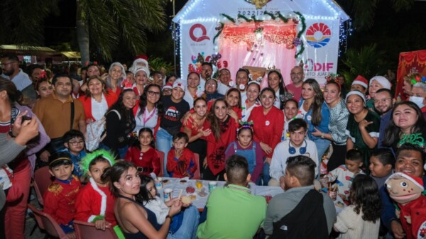 Inaugura Mara Lezama la Villa Navideña y Pista Ecológica en el Malecón Tajamar de Cancún