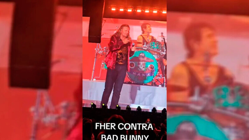 Maná arremete contra Bad Bunny y el reguetón en pleno concierto