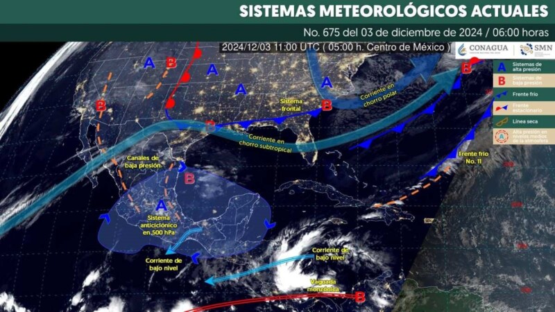 Pronóstico del clima en Quintana Roo para hoy martes 3 de diciembre 2024