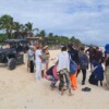 Recala docena de balseros cubanos en una playa de Tulum