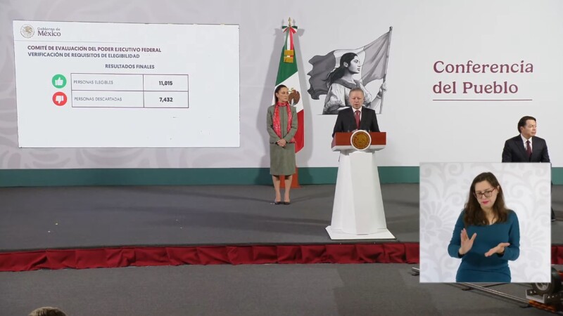 Avanzan 11 mil 15 aspirantes en elección del Poder Judicial