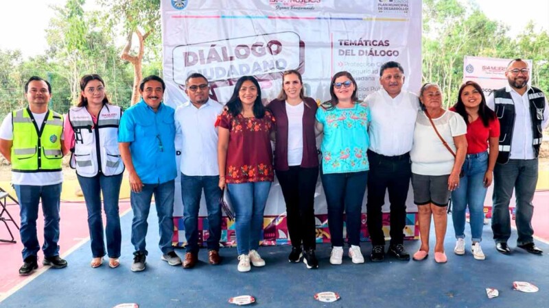 Gobierno de Isla Mujeres escucha a la gente de Zona Continental en el Diálogo Ciudadano
