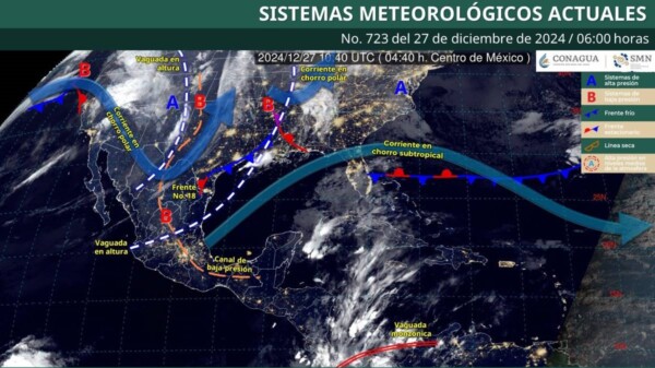 Pronóstico del clima en Quintana Roo para hoy viernes 27 de diciembre 2024