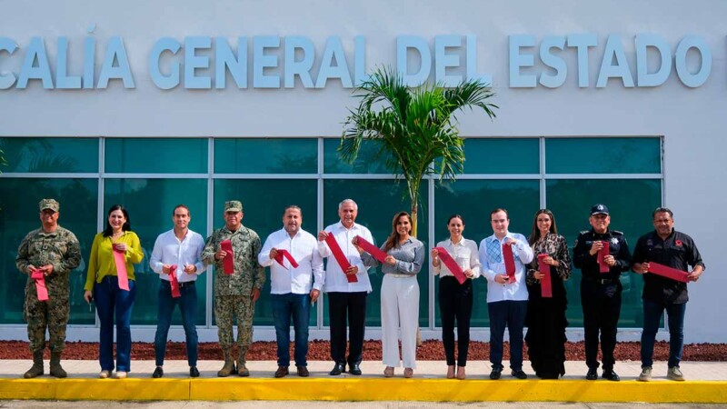 Entrega Mara Lezama edificio de la FGE para transformar la procuración de justicia de los quintanarroenses