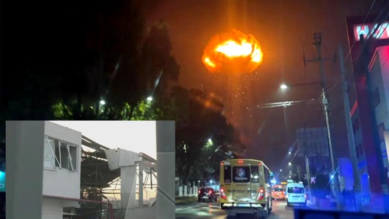 Explosión en fábrica de Edomex alarma a la población