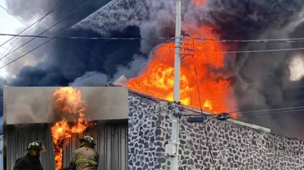 Incendio en almacén de la CDMX deja cuatro muertos