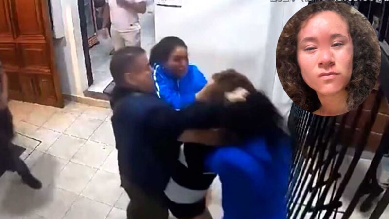 María Elena Ríos denuncia hostigamiento pero es grabada golpeando a otra mujer