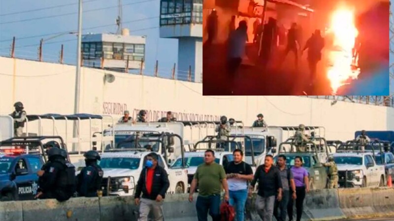 Motín en cárcel de Tabasco deja dos muertos y decomiso de armas