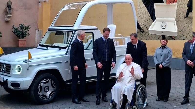 El Papa Francisco se moderniza y estrena "papamóvil" eléctrico