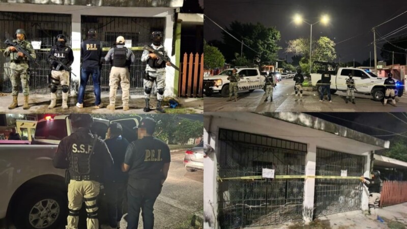 Aseguran más de 30 kilos de enervantes en la colonia Dolores Otero de Mérida.