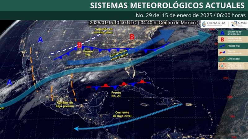 Pronóstico del clima en Quintana Roo para hoy miércoles 15 de enero 2025