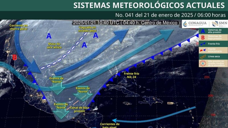 Pronóstico del clima en Quintana Roo para hoy martes 21 de enero 2025