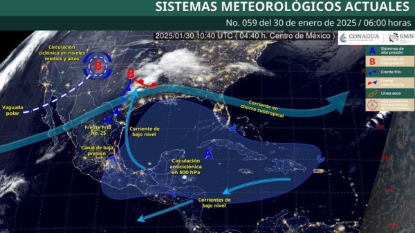 Pronóstico del clima en Quintana Roo para hoy jueves 30 de enero 2025
