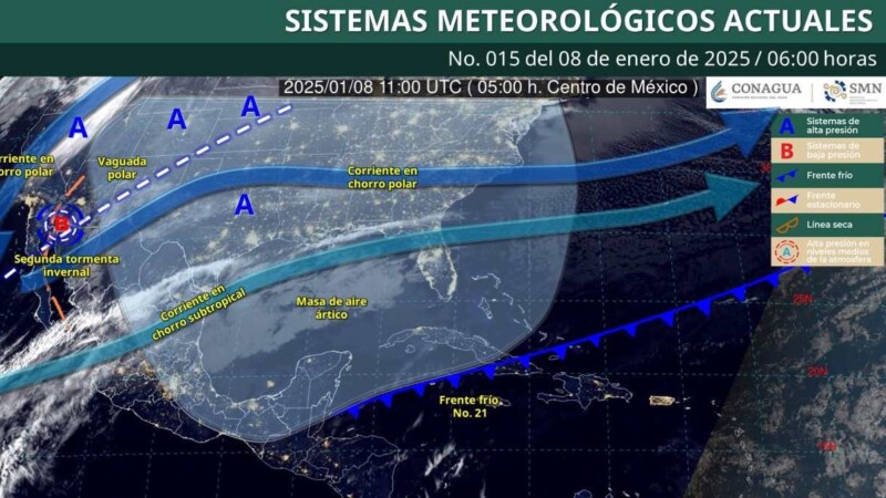 Pronóstico del clima en Quintana Roo para hoy miércoles 8 de enero 2025