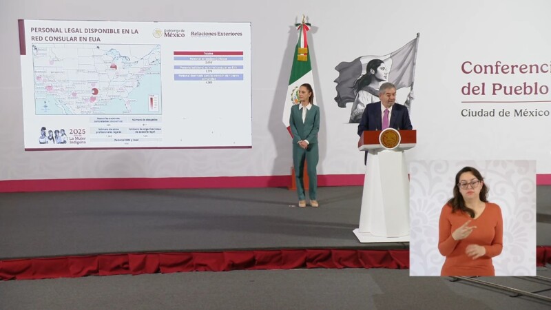 Sheinbaum a mexicanos en EU: “No están solos”