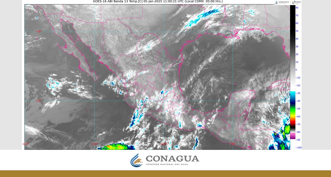 Pronóstico del clima en Quintana Roo para hoy viernes 3 de enero 2025; cielo medio nublado sin lluvias en Campeche, Yucatán y Quintana Roo.