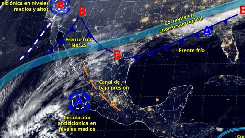 Pronóstico del clima en Quintana Roo para hoy lunes 27 de enero 2025