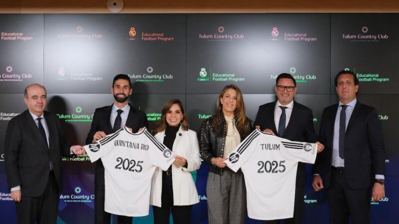 Fundación Real Madrid llega a Tulum; ratifican alianza para brindar oportunidades a jóvenes en situación vulnerable