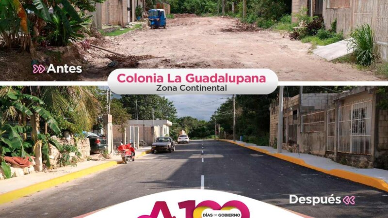 Atenea Gómez Ricalde transforma la calidad de vida de las familias de la colonia La Guadalupana en Ciudad Mujeres